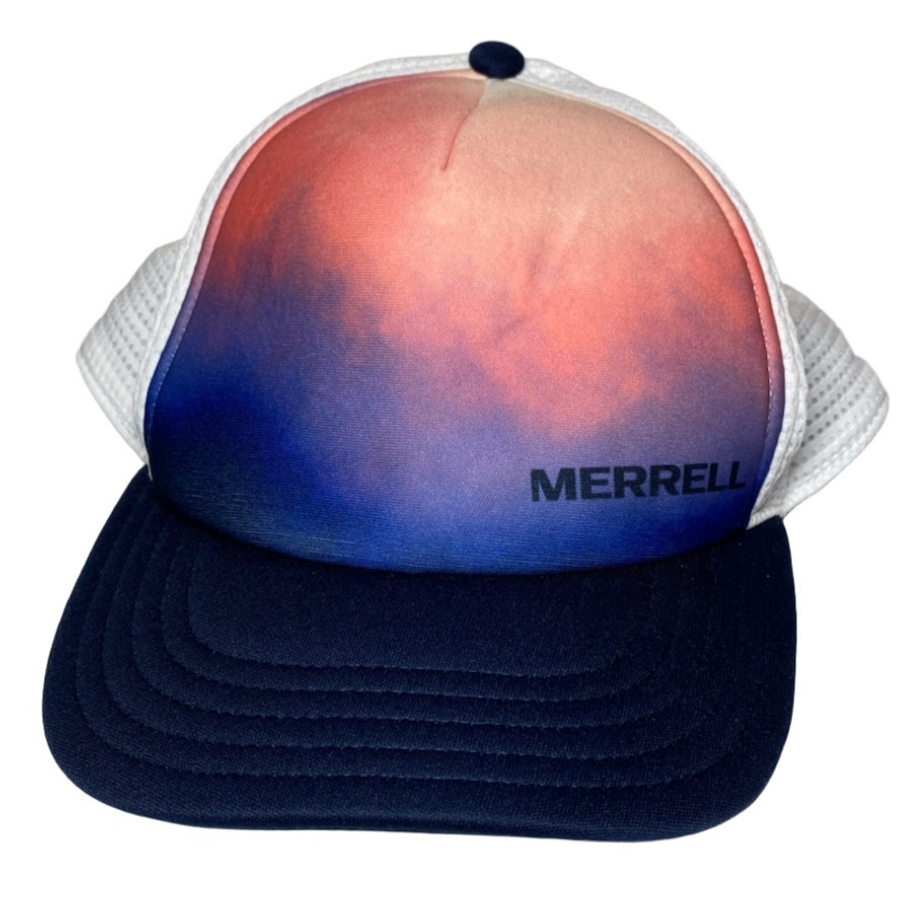Merrell Athletic Sunset Hat Adult SnapBack Cap Running Breathable Mesh Trucker